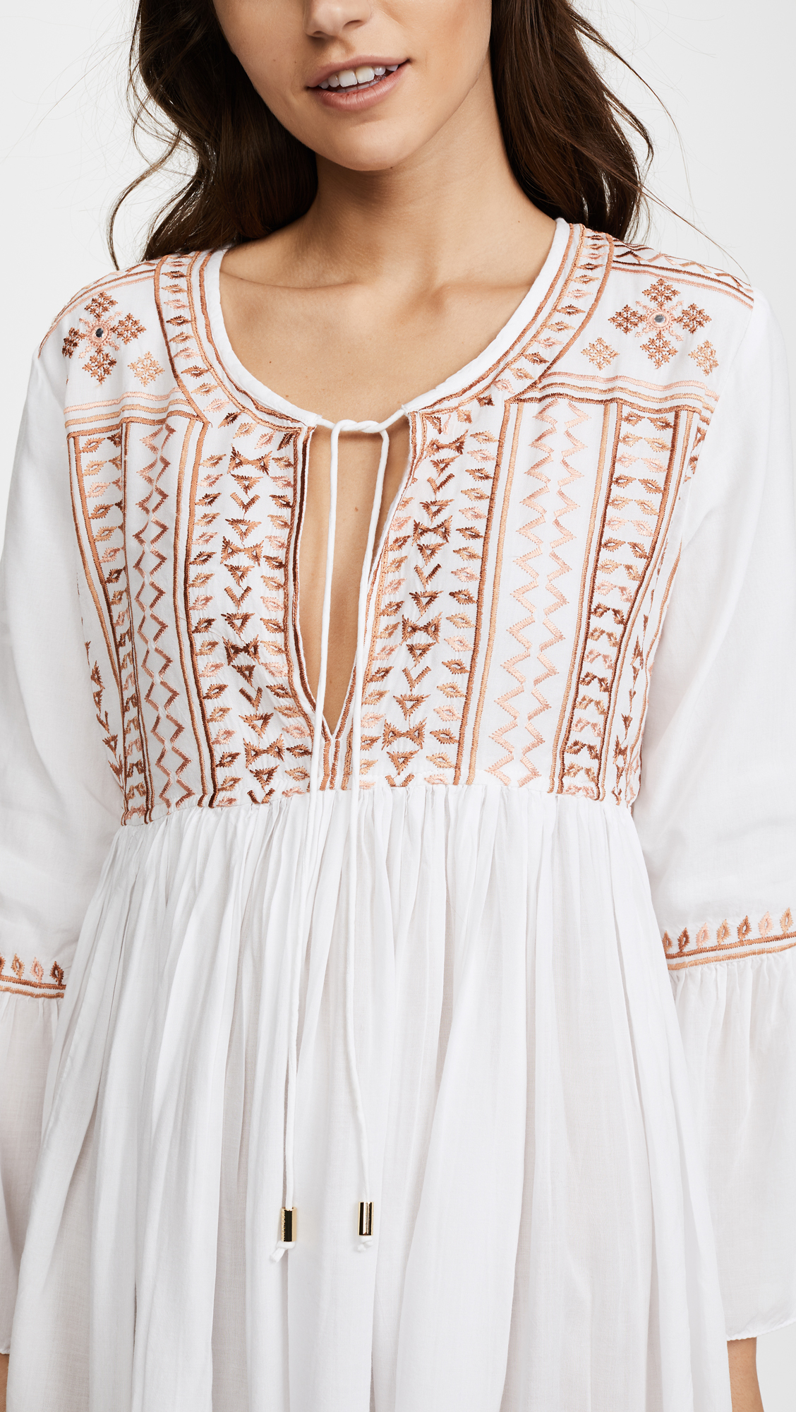 F4744 Boho Indie Style Mini Summer Dress